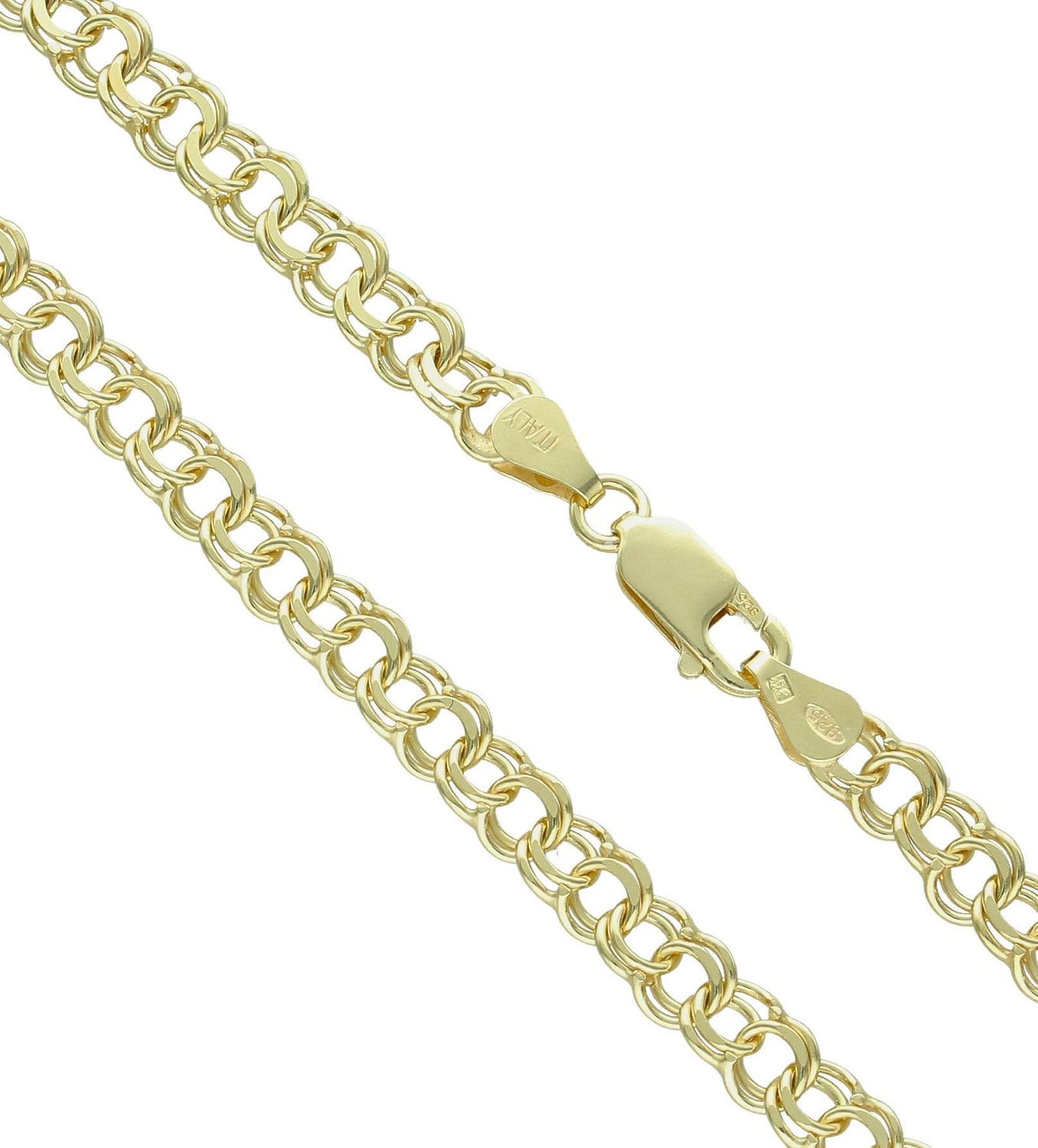 Srebrny łańcuszek 925 pozłacany splot garibaldi 6 mm DIA-LAN-12527-925 6mm (2).jpg